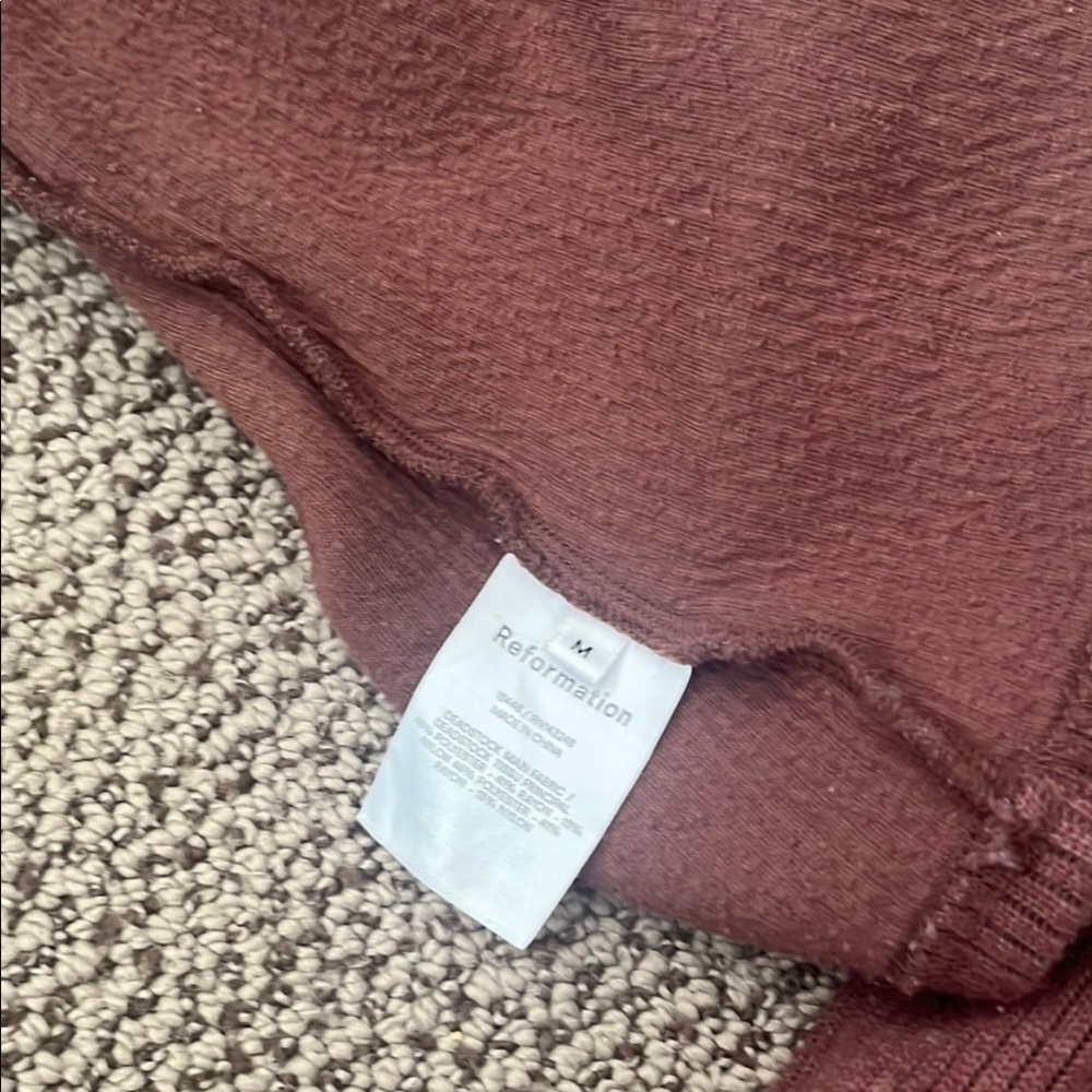 reformation long sleeve sweater top - Picture 6 of 6